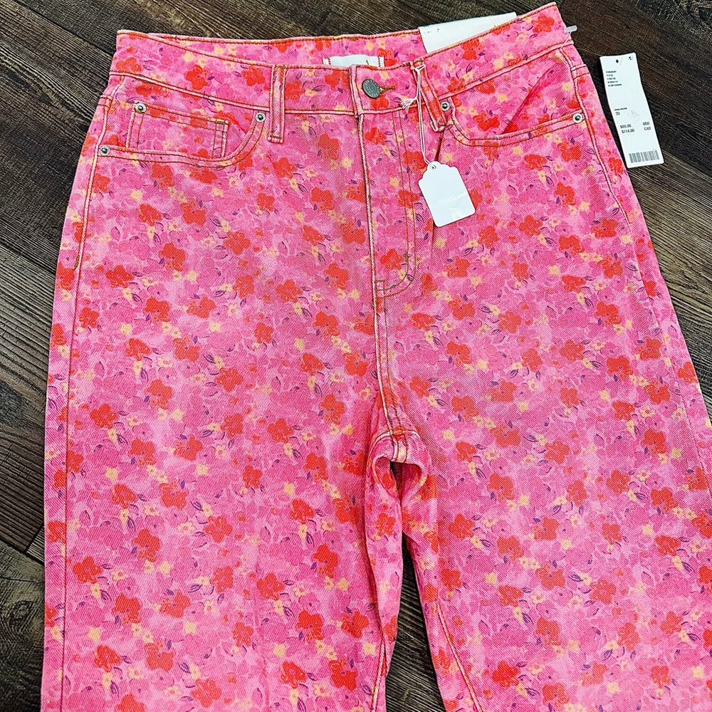 Floral Pink Urban Outfitters BDG Women's Jeans